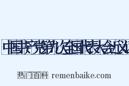 中国共产党第九次全国代表大会近义词是什么意思的图片